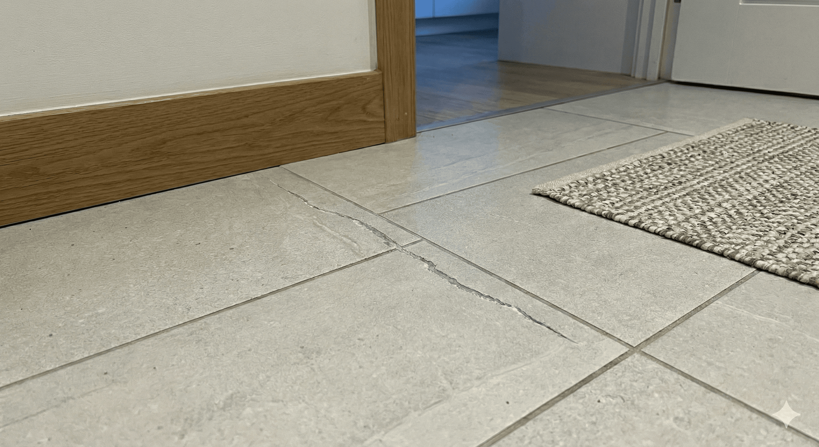 Scratch near entrance